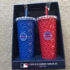 2 Pack Diamond Tumbler Set